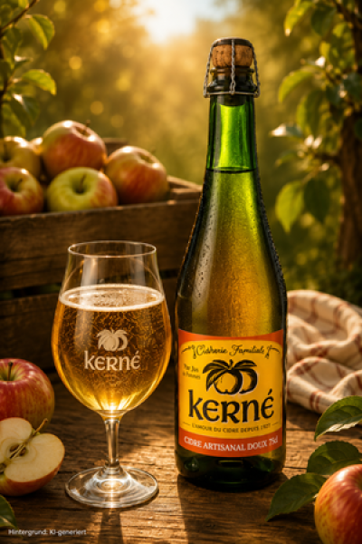 Cidre Kerne Doux im Glas